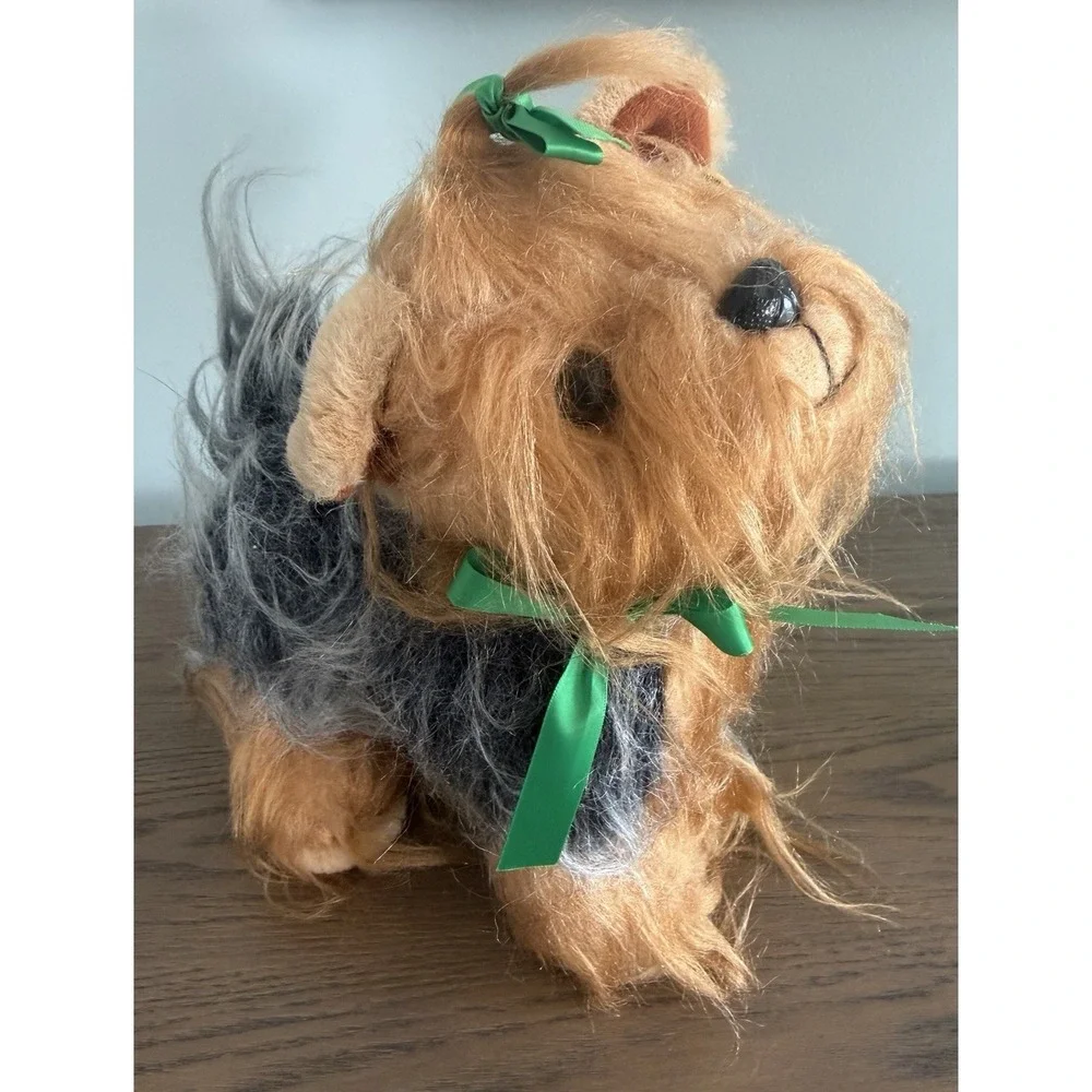 Vintage Russ Luv Pets Yorky Yorkshire Terrier Plush Dog 1979 Korea Tags Toy